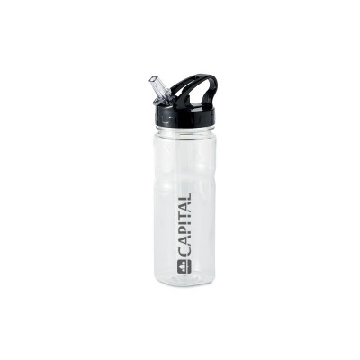 Plastic water bottle white